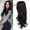 Black2, variant on Loose Wave Closure Outdoor Women's Natural Body Wave Hair Synthetic High Density Heat Wig Deep Wave Wigs for Women Synthetic（Black)