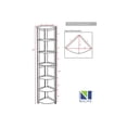 thumbnail image 6 of Regency Flip Flop 67" High Corner Folding Bookcase- Mocha Walnut, 6 of 6