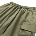 thumbnail image 5 of Youmylove Lightweight Mens Shorts Men's Summer Cargo Shorts Loose Casual Shorts Drawstring Pocket Cargo Shorts Hiking Work Short, 5 of 6