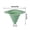 Green, variant on Kitchen Collapsible Funnel Set Silicone Wide Mouth Funnels for Bottle Filling Cooking Baking Transfer