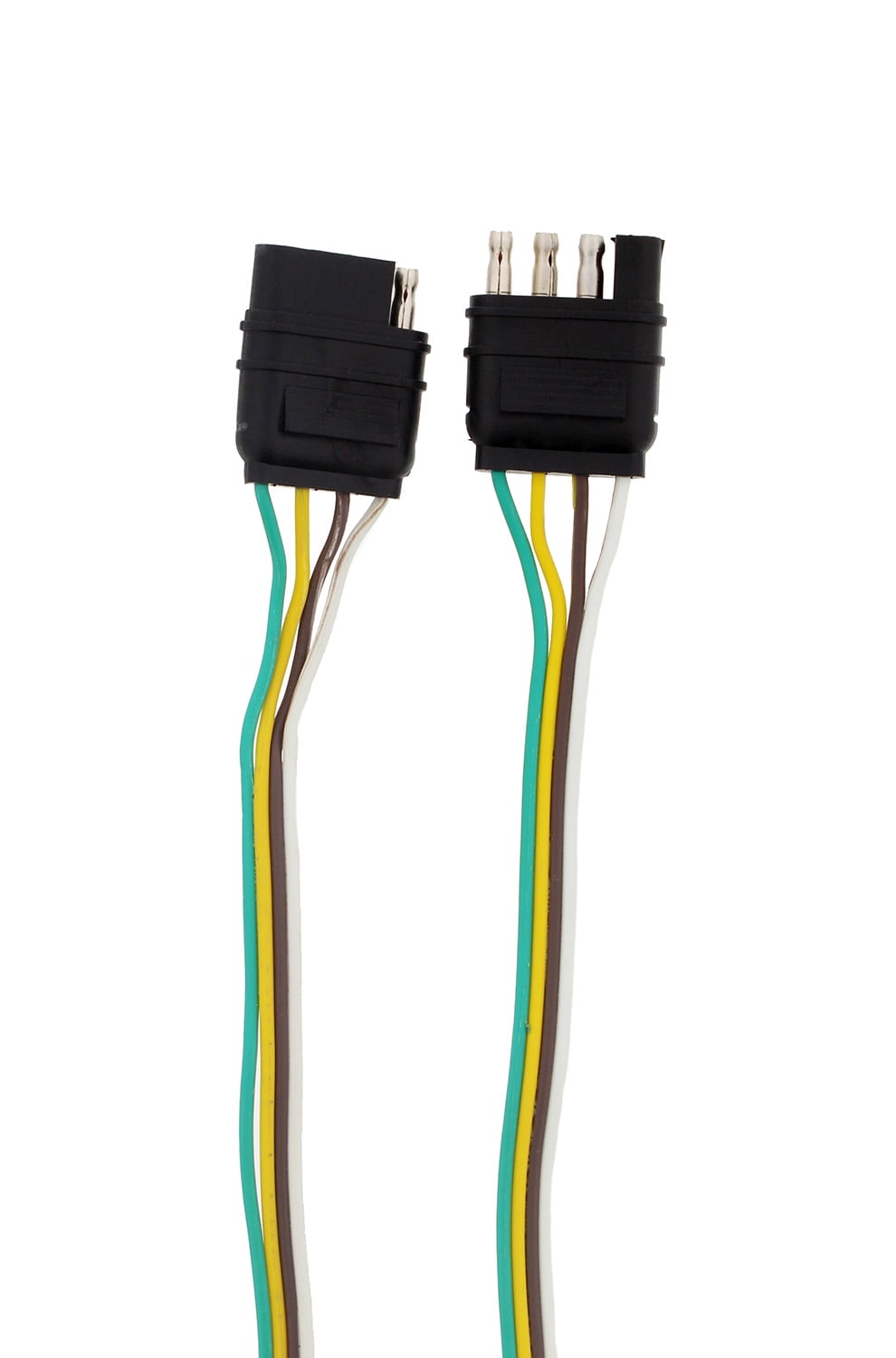 ABN 1916 - 4 Way 4 Pin Plug 20 Gauge Trailer Light Wiring Harness Extension 10ft - Walmart.com