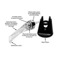 thumbnail image 3 of Aireador Tapón Decantador De Vinos Homehacks Vertedor Fino Con base NHPROMO1, 3 of 4