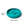 thumbnail image 2 of Plato Dividido de Silicona OXO Tot en Color Azul Verdoso, 2 of 6