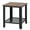 Black, variant on Gymax Industrial End Table 2-Tier Side Table W/Storage Shelf Rustic Sofa Table Black