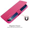 thumbnail image 6 of LG G6 Case, Mignova G6 Wallet Case Genuine Premium Leather Case (Magnetic Closure) (Card Holder) with Stand Flip for LG G6 2017 Release (Pink), 6 of 6