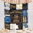 thumbnail image 3 of 50th Birthday Gifts for Men, 50 Birthday Gifts for Men with Gift Box, 50th Birthday Gifts Blanket, 50th Birthday Gifts for Men Funny, 50 Year Old Birthday Gift for Men, 3 of 6