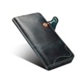 thumbnail image 1 of Genuine Leather Wallet Case Card Slot For Huawei Mate20pro Blue Pc4718, 1 of 1