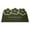 Green, variant on Wovilon Silk Mat For Home Entryway Non-Slip Wear-abrasion Customizable Mud Scraper Doormat