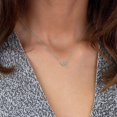 thumbnail image 3 of YUEHAO Necklaces & Pendants Women's Fashion Heart Letter Necklace 26 Letters Love Clavicle Neck Chain J, 3 of 5