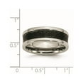 thumbnail image 6 of Chisel Titanium Polished with Black Carbon Fiber Inlay 8mm Band, 6 of 7