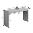 thumbnail image 3 of Convenience Concepts Northfield Carmel Fluted Entryway Hall Console Table/Desk, 3 of 6