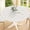 Beige & Grey, variant on Round Picnic Tablecloth, Waterproof Elastic Fitted Table Covers for 36" - 44" Tables, Wipeable Flannel Backed Vinyl Tablecloths for Camping, Indoor, Outdoor, Brown