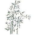 thumbnail image 3 of 3x Bamboo Leaf Pattern Wall Painting Stencil Pattern art of home Decor, 3 of 3