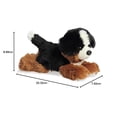 thumbnail image 2 of Animal de Peluche Aurora Mini Flopsie Bernie Mountain Dog Negro 8 Pulgadas, 2 of 5