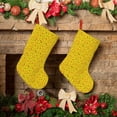 thumbnail image 6 of Wukai Red Hot Chilly Print Christmas Stockings 18" Christmas Stocking Snowman Burlap Plaid Xmas Stocking Holiday Christmas Decoration Gifts for Family Kids, 6 of 7