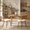 Brown, variant on HomyCasa Wicker Dining Chairs Set of 2, Cane Back Kitchen Chairs with Natural Wood Legs, Beige Cushion