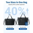 thumbnail image 3 of Travel Duffel Bag for Spirit Airlines Personal Item Bag 18x14x8 Underseat Carry on Cabin Bags Underseat, Expandable Weekend Overnight for Women Men, 3 of 7