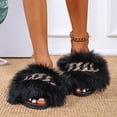 thumbnail image 4 of Zapatillas de lana de moda europea y americana, zapatillas de casa con chanclas Wmkox8yii  hj789, 4 of 4