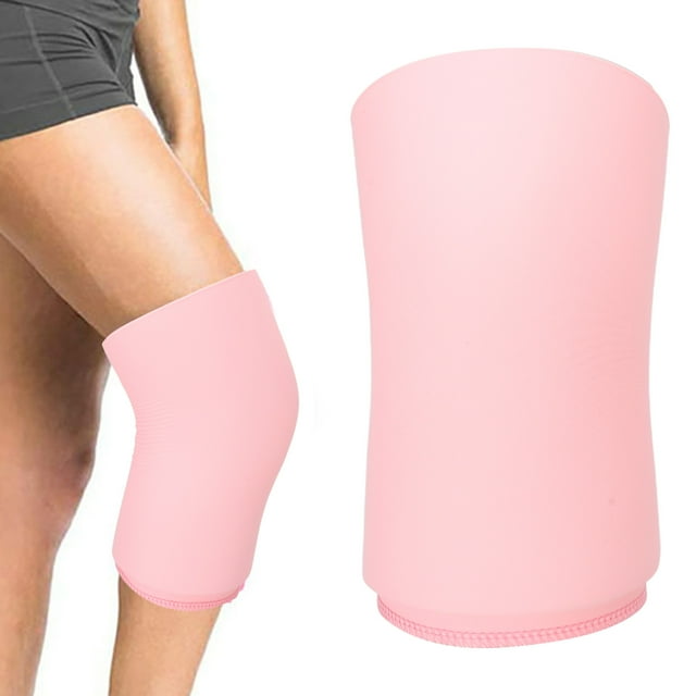 Emballage de Glace pour Coude, Gélule de Glace Chaude et Froide pour Blessures, Manchon Réutilisable de Soutien pour Bras et Genou, Enveloppe de Compression, Rose