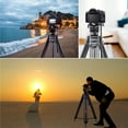 thumbnail image 5 of 3Pod 3Pod V3AH 3-Section Aluminum Video Tripod for Camera, Professional Camera Tripod with 2-Way Fluid Head, Mid-Level Spreader, Quick Release Plate, Max Load 8.8 Lbs., 61" Max Height Heavy Duty, 5 of 7