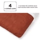 thumbnail image 4 of Juego de edredón Bedsure, cama suave, tamaño king, naranja quemado, 4 of 9