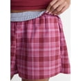 thumbnail image 4 of No Boundaries Cotton Boxer Shorts, 3" Inseam, Women's and Women's Plus XXS-4X, 4 of 5