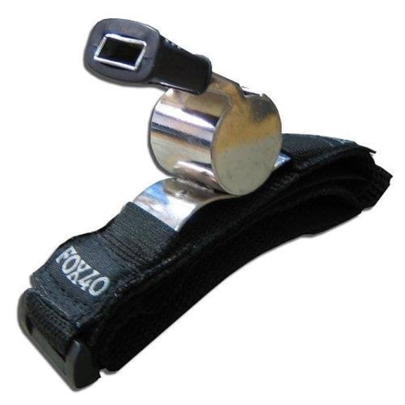 Fox 40 Super Force CMG Glove Grip Safety Whistle 110 dB Stainless