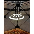 thumbnail image 5 of Huloretions Hunting Blind, Pop Up Ground Blinds for 4-6 People, 116" 58" 66" H with 270° See Through Windows and Silent Magnetic Door, Lightweight for Outdoor Hunting, 5 of 5