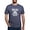 Heather Navy, variant on - Captain Dad Clothes Boat Apparel Novelty Gift T Sh - Mens Tri-blend T-Shirt