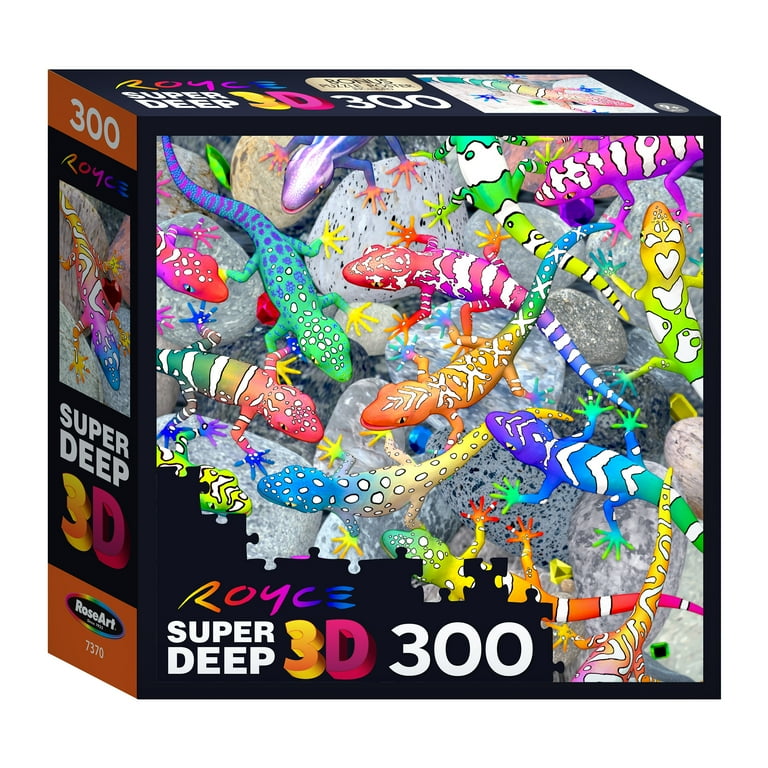 Cra-Z-Art Royce Super Deep 3D 300-Piece Gecko Magic Adult