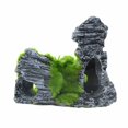 thumbnail image 4 of Artificial Moss Rock Cave Fish Tank Aquarium Decoration Random, 4 of 7