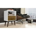 thumbnail image 2 of Liberty Mid-Century Modern Nightstand 1.0 with 1 Cubby Space and 1 Drawer with Solid Wood Legs, 2 of 5