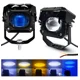 thumbnail image 1 of Faros Auxiliares Lupa Ojo Diabólico Azul Luz Spot Para Moto, 1 of 8