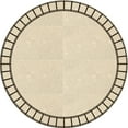 thumbnail image 1 of Ahgly Company Machine Washable Indoor Round Transitional Moccasin Beige Area Rugs, 8' Round, 1 of 7