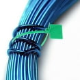 thumbnail image 3 of Raindrops Cable Ties with Write-on Labels 250Pcs Assorted Color 4x150mm Plastic for Cable Organization, 3 of 8
