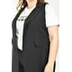thumbnail image 4 of Set de short y chaleco de vestir Roman Fashion / Tallas Extras, 2213 (Negro) negro 42, 4 of 6