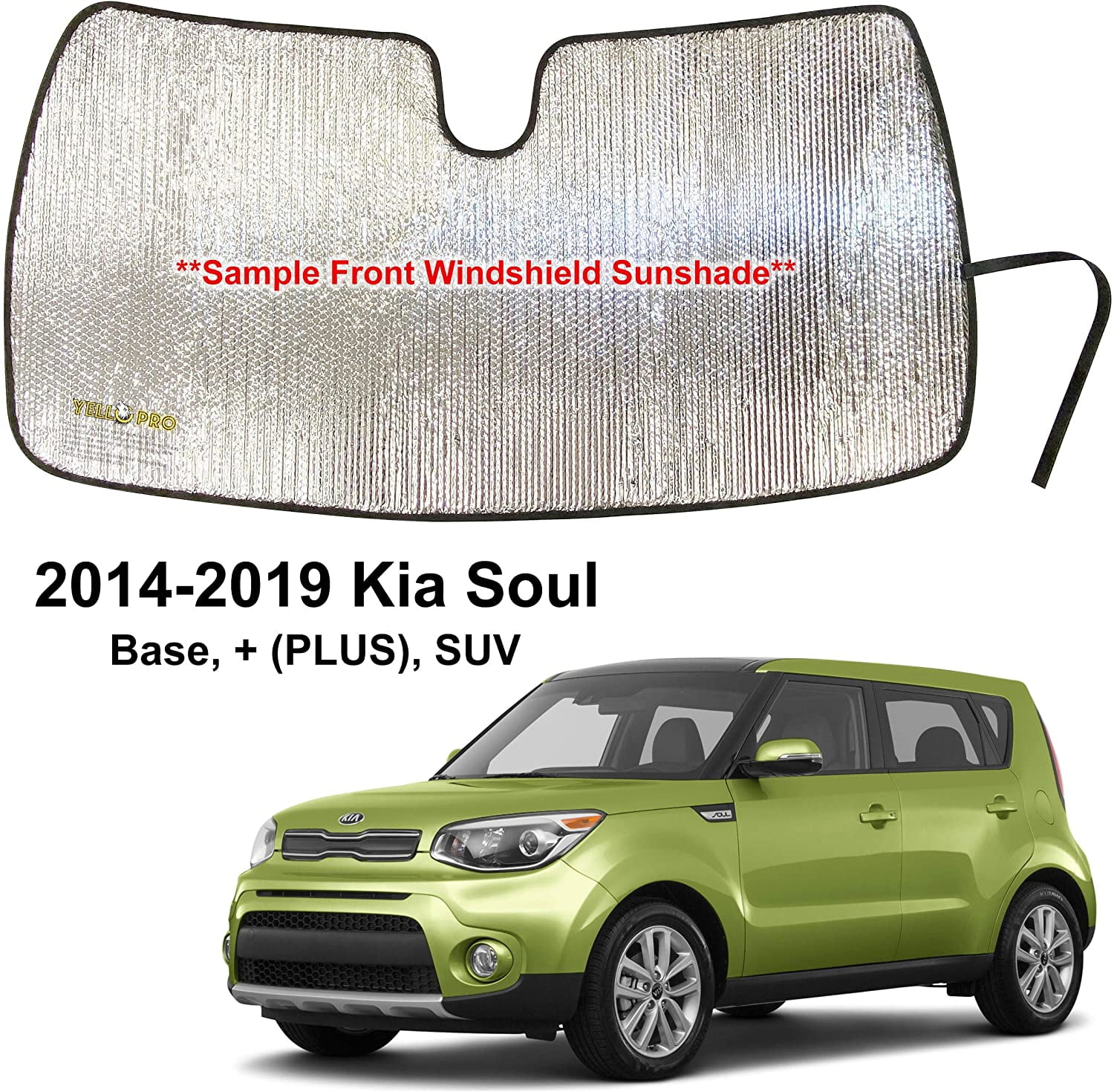 Front Windshield Sunshade for 20142019 Kia Soul SUV