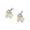 6#-White French Bulldog, variant on 2PCS Dog Keychain Ring Pendants, Cute Pet Mini Dog Memorial Keyring Metal Lightweight Dog Keychain Gift 10#-Border Collie