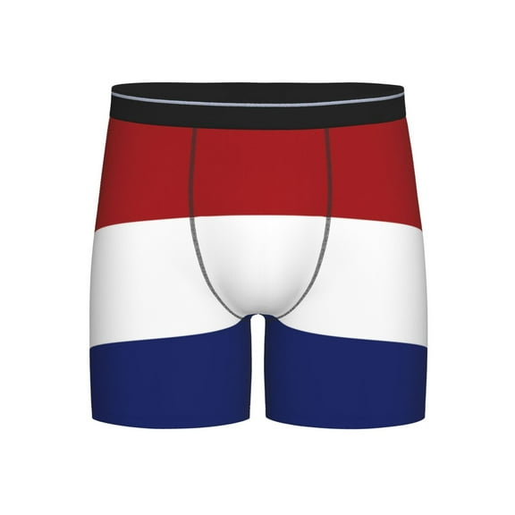 Men Boxer Briefs Fly Dutch Flag Funny Cool Underwear For Men