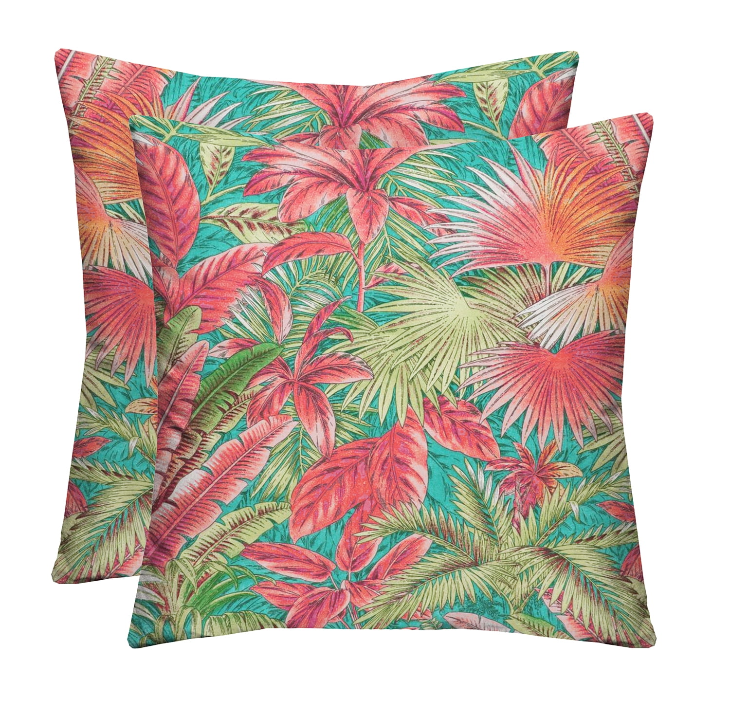 RSH Décor Indoor Outdoor Made with Tommy Bahama Prints Set of 2 Square