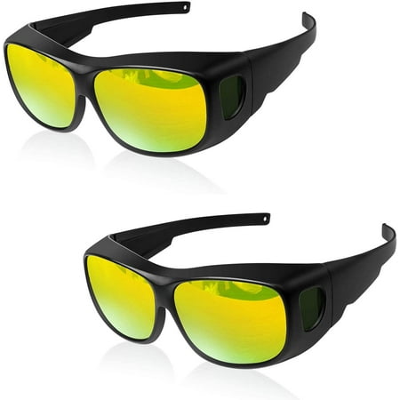 

iPower Hydroponics HPS MH & LED Room Glasses for Intense Grow Light Visual Anti-UV Goggles 2-Pack 3-in-1