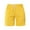 Yellow, variant on Men Shorts Casual Men's Knee-Length Shorts Summer Fashion Men's Casual Shorts Solid Color Tie Simple Style Corduroy Sweatpants