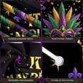 thumbnail image 4 of Colorful Theme Mardi Gras Banner Feather Decor Carnival Display Mask Design Gold Balloon Party Backdrop for Mardi Gras Party Carnival Celebration Festival Event, 4 of 9