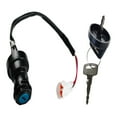 thumbnail image 1 of Interruptor de llave de arranque,Interruptor genérico de la llave de ignición 2 alambre 2 Pin Scooter,Interruptor de encendido con llaves Go Kart ATV eléctrico,Arranque de la ignición de la, 1 of 8