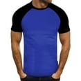 thumbnail image 2 of YDLCAFD T-Shirt à Manches Courtes Col Rond Mode Décontractée pour Hommes, 2 of 5