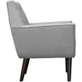 thumbnail image 4 of Modway Fauteuil Moderne en Tissu Polyester Gris Clair, 4 of 5