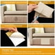 thumbnail image 4 of XmhyTop-A parches de reparación de lino autoadhesivos de 20 x 28 cm para asiento de coche, bolso, muebles, marrón claro, 4 of 4