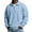 Blue, variant on Sweatshirt for Men Retro Casual Knit Lightweight Zipper Front Hoodless Pullover Everyday Wear Tops