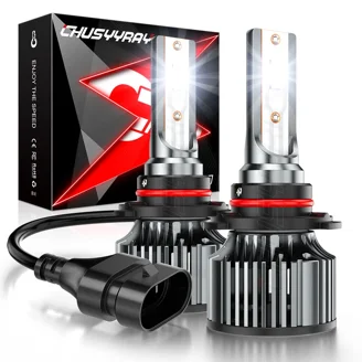 Xotic Tech H13 9008 Ice Blue 8000K LED Headlight Bulb All-in-one