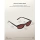 thumbnail image 4 of Gafas de sol TIJN Vintage con montura de ojo de gato Madge polarizadas en carey, 4 of 9